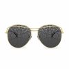 Accessories * | Dolce&Gabbana 58Mm Leopard-Print Round Metal Sunglasses