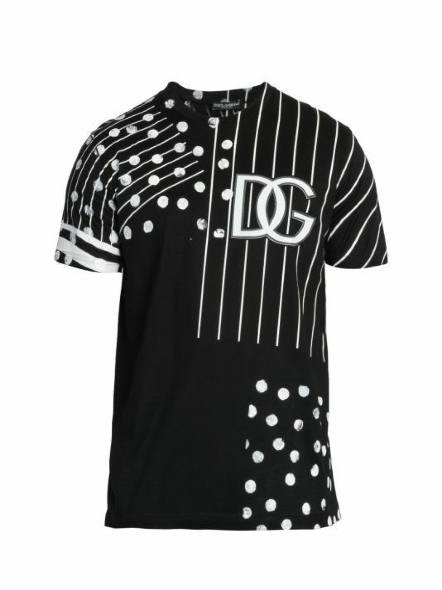 Men * | Dolce&Gabbana Logo Cotton T-Shirt For Men