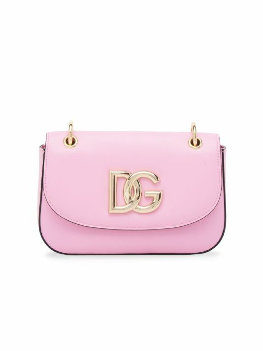 Handbags * | Dolce&Gabbana 3.5 Dg Leather Crossbody Bag