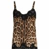 Women'S Clothing * | Dolce&Gabbana Cheetah-Print Cami Top