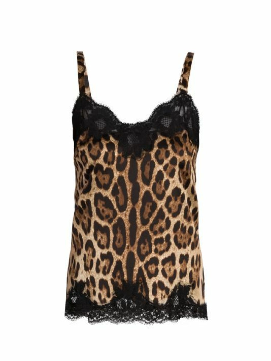 Women'S Clothing * | Dolce&Gabbana Cheetah-Print Cami Top