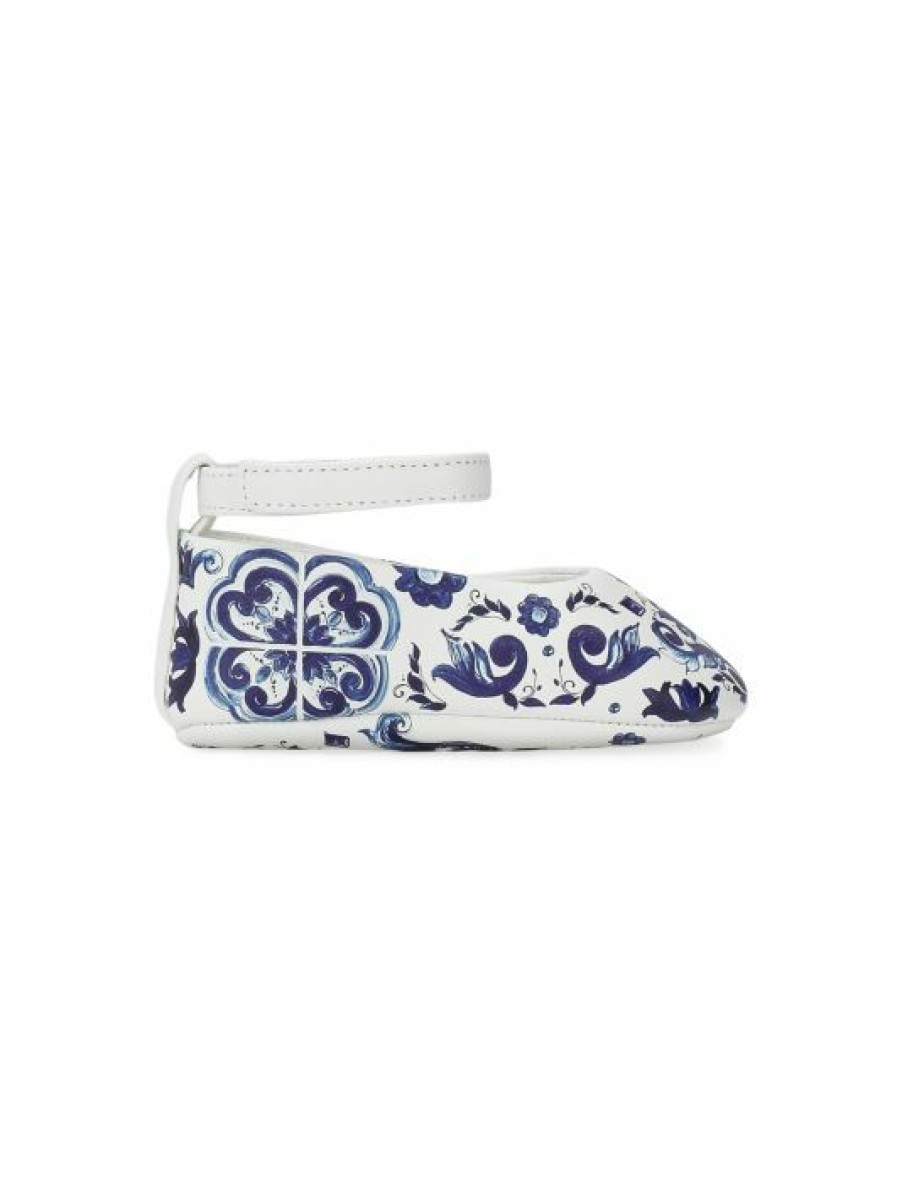 Men * | Dolce&Gabbana Baby'S Printed Lamb Leather Sandals For Kids