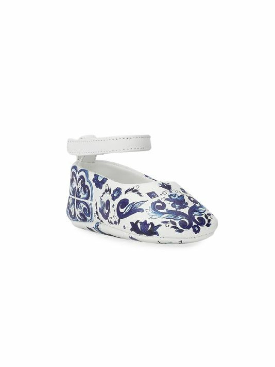 Men * | Dolce&Gabbana Baby'S Printed Lamb Leather Sandals For Kids