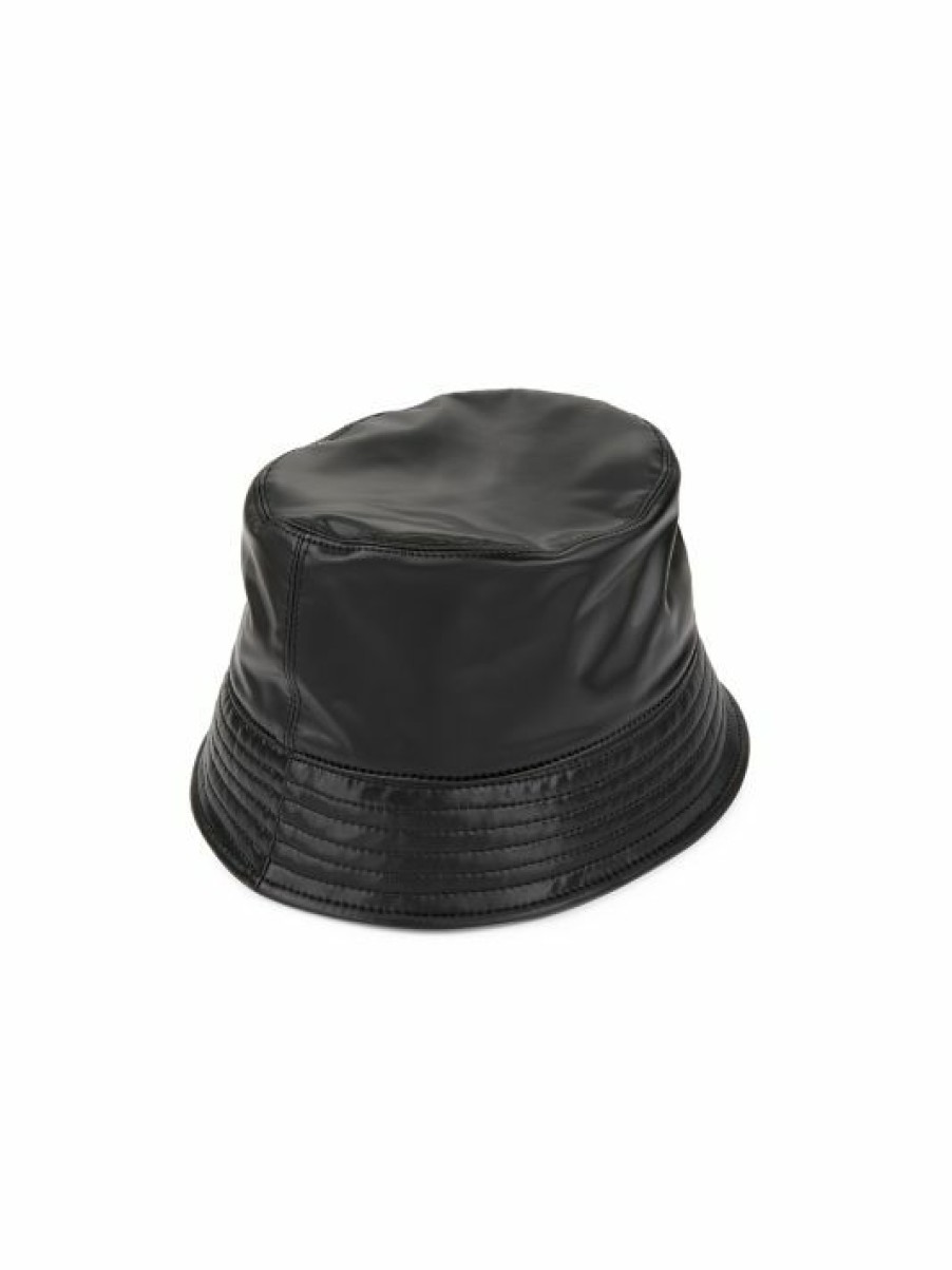 Accessories * | Dolce&Gabbana Glossy Logo Bucket Hat For Men