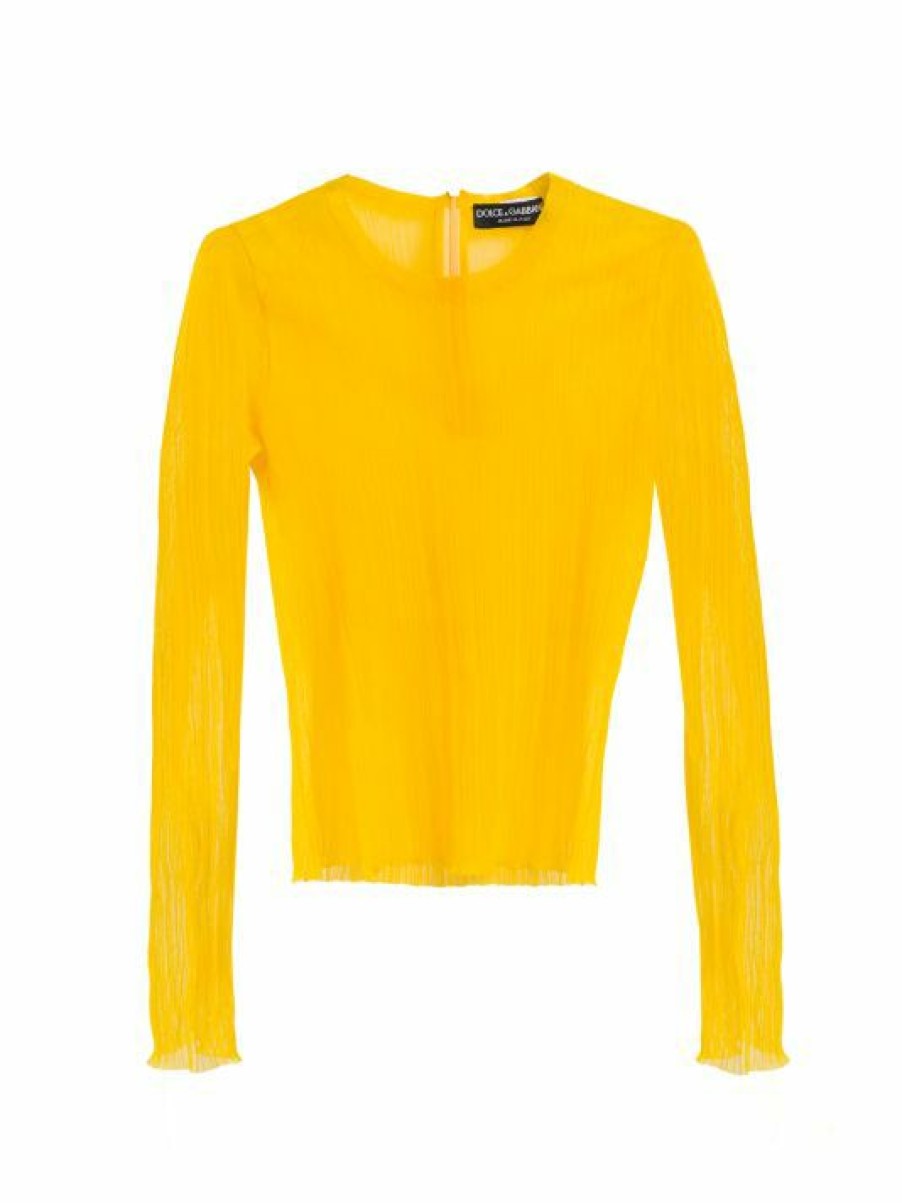 Women'S Clothing * | Dolce&Gabbana Long Sleeve Pullover Top