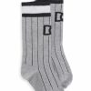 Men * | Dolce&Gabbana Contrast-Trim Logo Socks For Kids