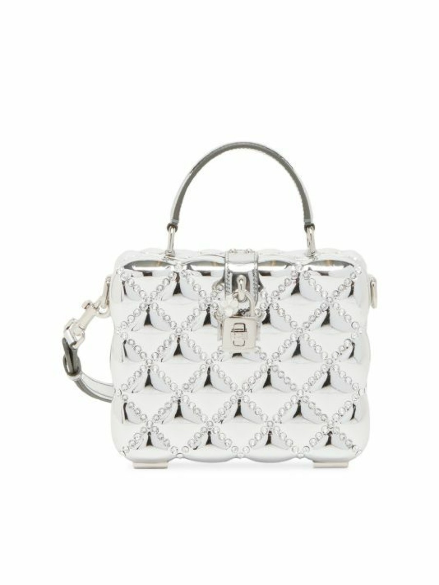 Handbags * | Dolce&Gabbana Quilted Metallic Top Handle Bag