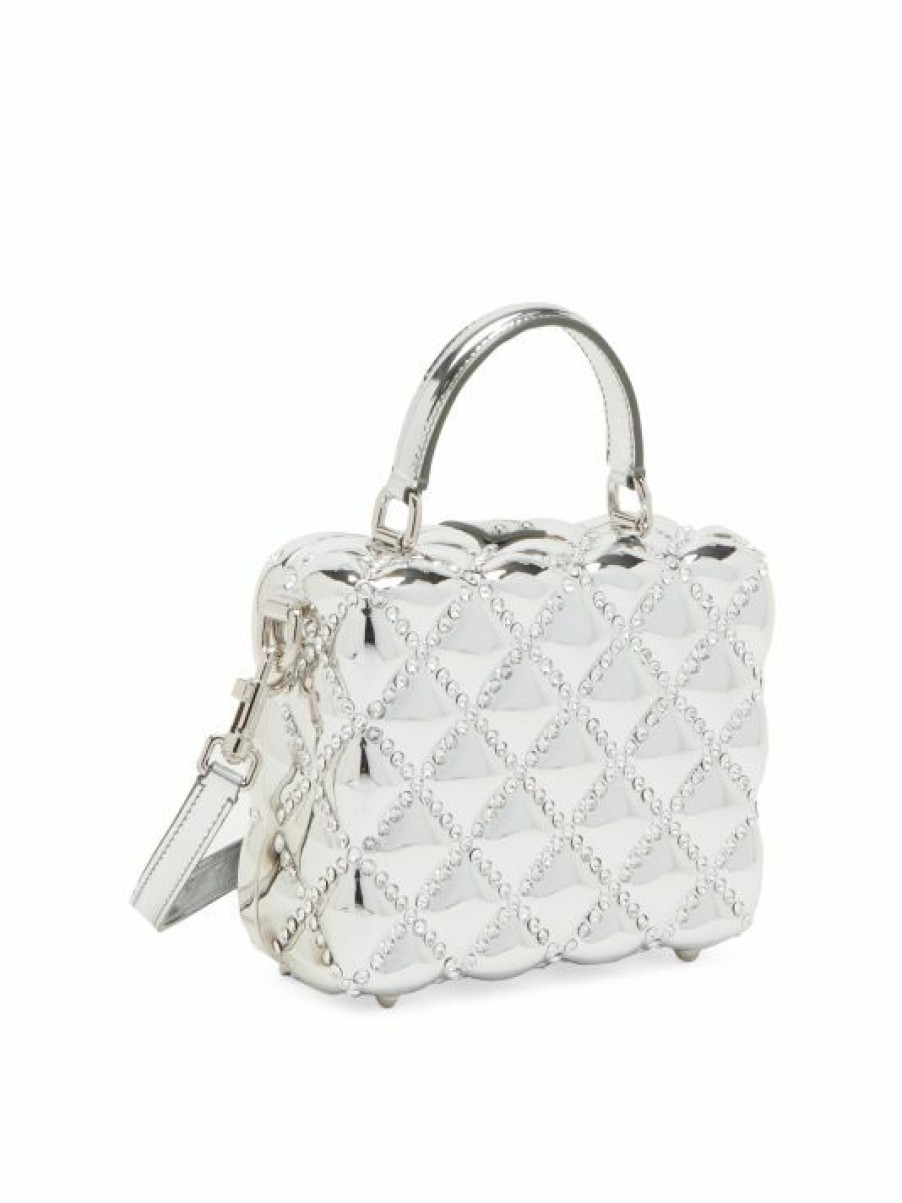 Handbags * | Dolce&Gabbana Quilted Metallic Top Handle Bag