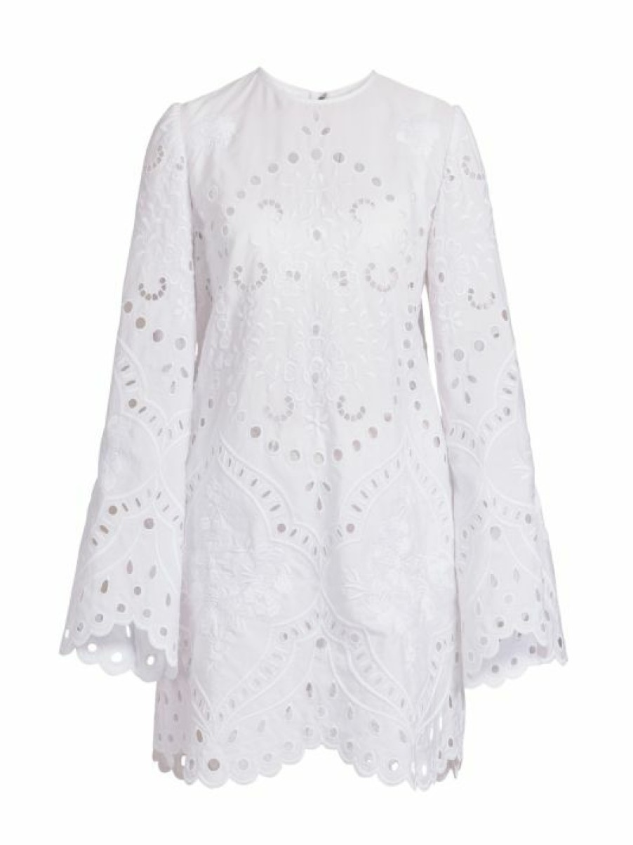 Women'S Clothing * | Dolce&Gabbana Tunica Openwork & Embroidered Dress