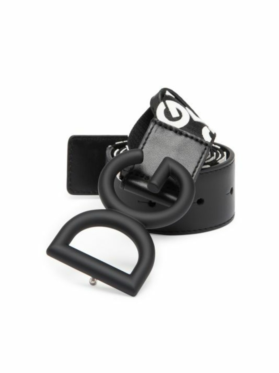 Accessories * | Dolce&Gabbana Dg Logo Buckle Belt For Men