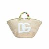 Handbags * | Dolce&Gabbana Dg Raffia Basket Tote