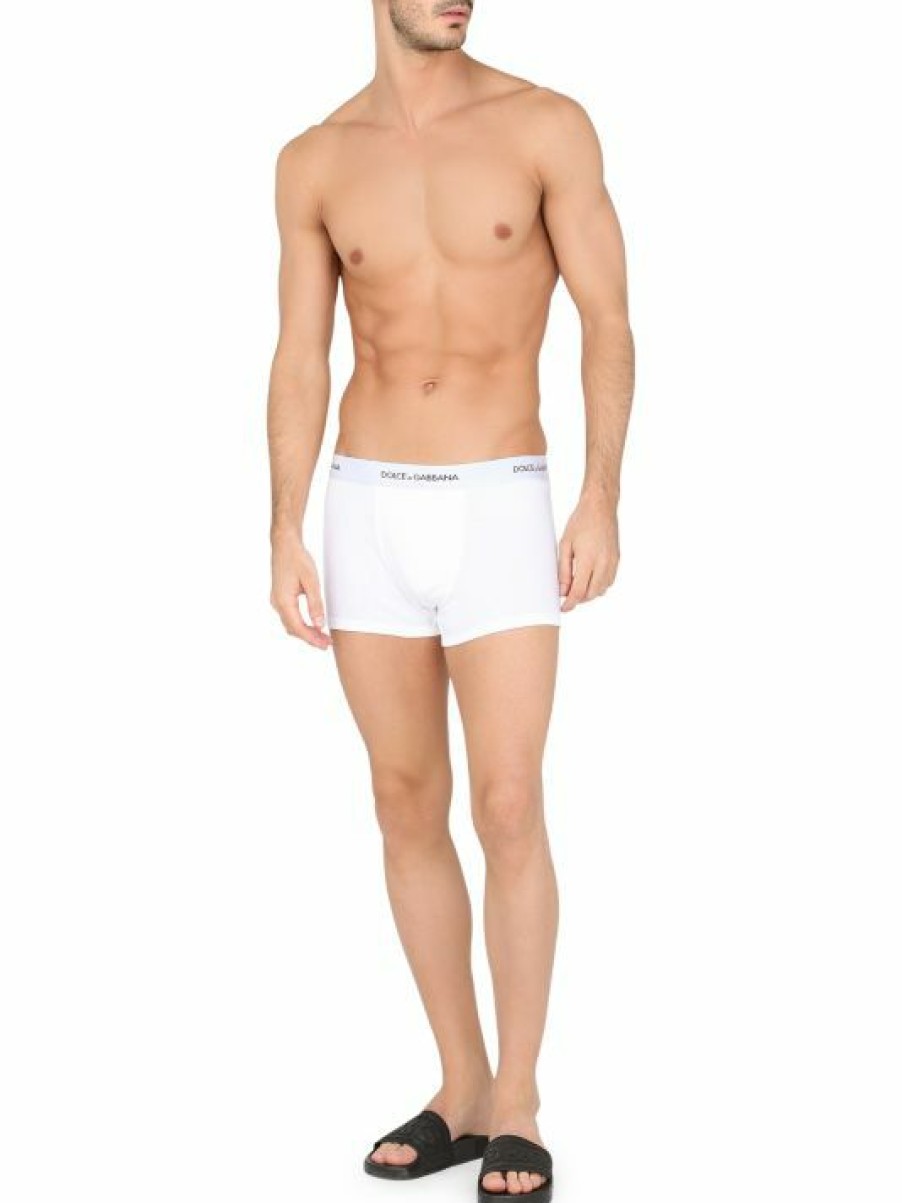 Men * | Dolce&Gabbana Logo Boxer Briefs For Men