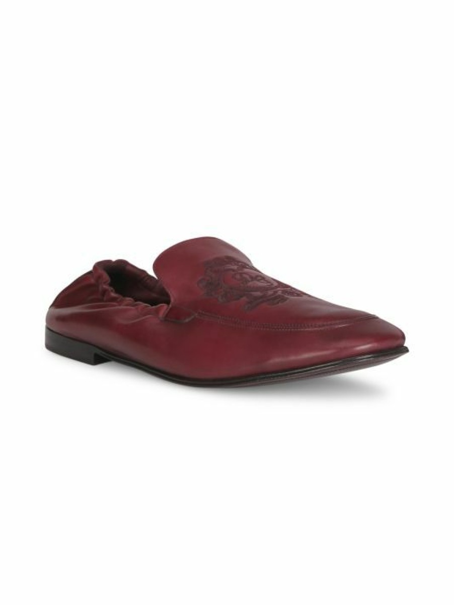 Men * | Dolce&Gabbana Ariosto Leather Loafers For Men