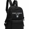 Kids * | Dolce&Gabbana Kid'S Logo Nylon-Blend Backpack For Kids