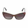 Accessories * | Dolce&Gabbana 56Mm Cat Eye Rose Sunglasses