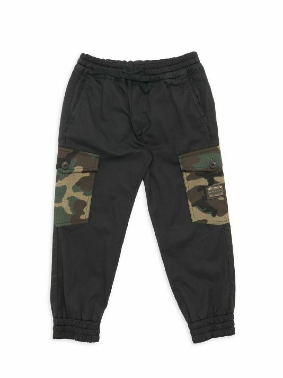 Kids * | Dolce&Gabbana Boy'S Cargo Pocket Sweatpants For Kids