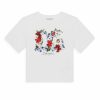 Kids * | Dolce&Gabbana Little Girl'S & Girl'S Floral Print Logo T-Shirt For Kids