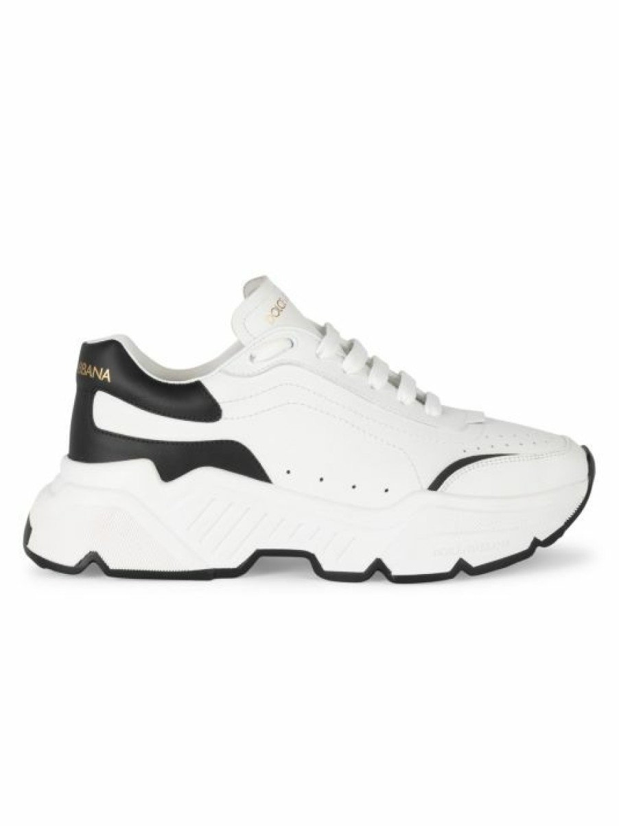 Men * | Dolce&Gabbana Daymaster Chunky Leather Sneakers