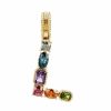 Jewelry * | Dolce&Gabbana Rainbow Alphabet 18K Yellow Gold & Multi Gemstone Initial L Charm