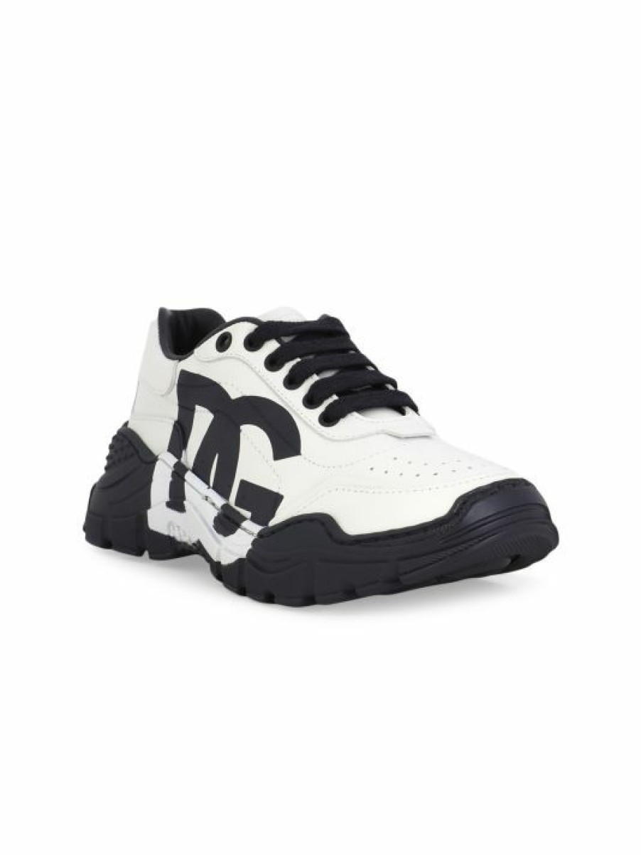 Men * | Dolce&Gabbana Kid'S Contrast Logo Platform Sneakers For Kids