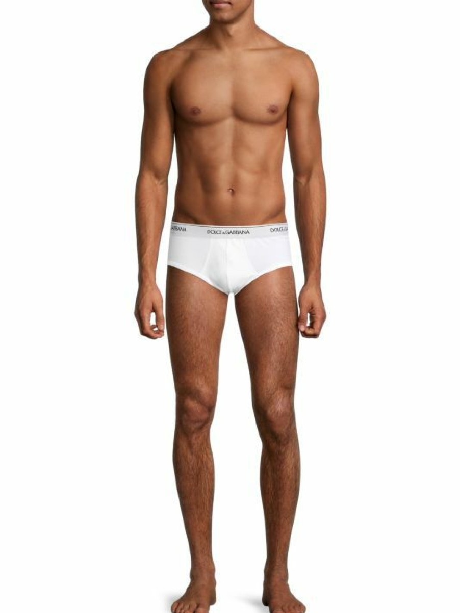 Men * | Dolce&Gabbana 2-Pack Brando Briefs For Men