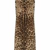 Women'S Clothing * | Dolce&Gabbana Sleeveless Leopard Print Minidress