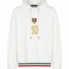 Men * | Dolce&Gabbana Stripe-Trim Cotton Hoodie For Men