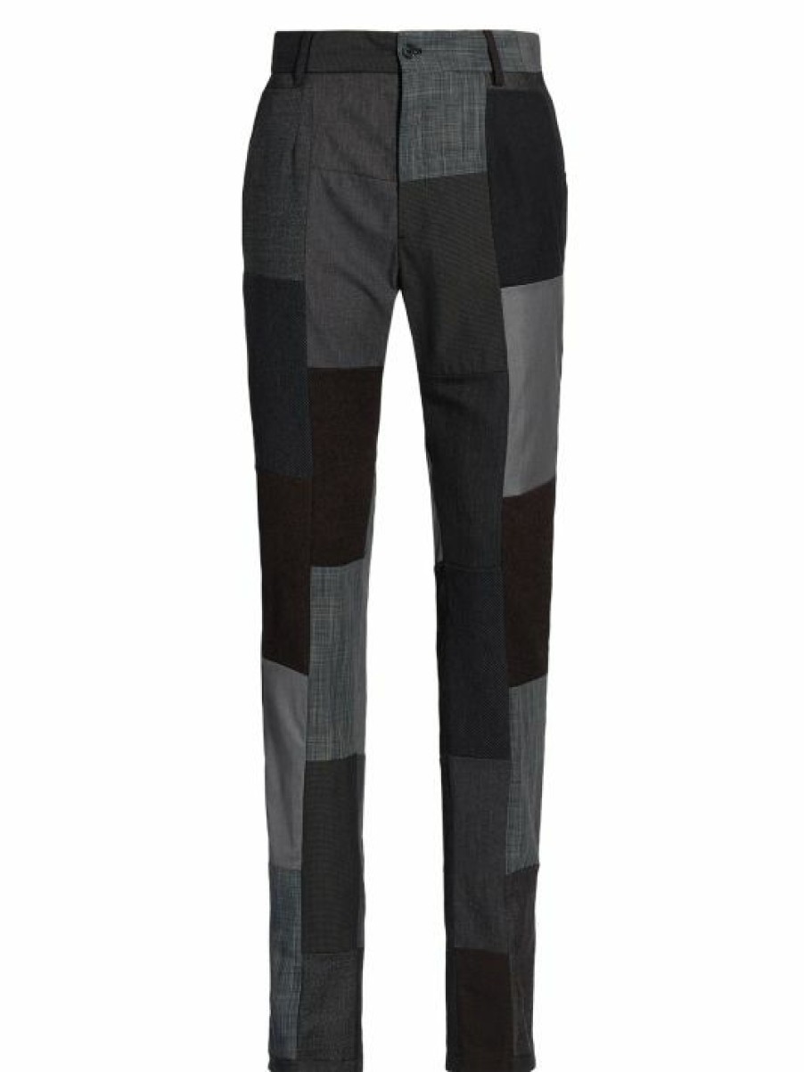 Men * | Dolce&Gabbana Patchwork Panel Trousers For Men