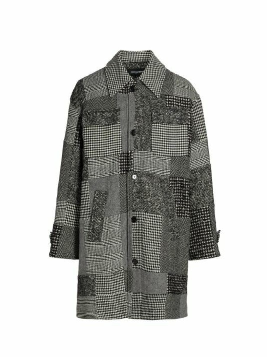 Men * | Dolce&Gabbana Patchwork Coat For Men