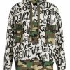 Men * | Dolce&Gabbana Camo Print Trimmed Logo Sweatshirt For Men