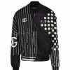 Men * | Dolce&Gabbana Print-Block Logo Bomber Jacket For Men