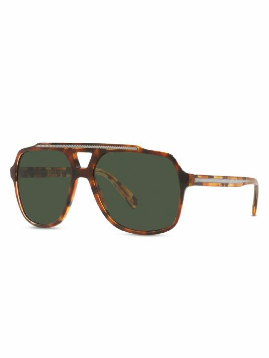 Accessories * | Dolce&Gabbana Dg4388 60Mm Pilot Sunglasses For Men