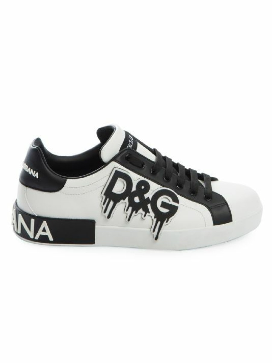 Men * | Dolce&Gabbana Logo Low Top Sneakers For Men