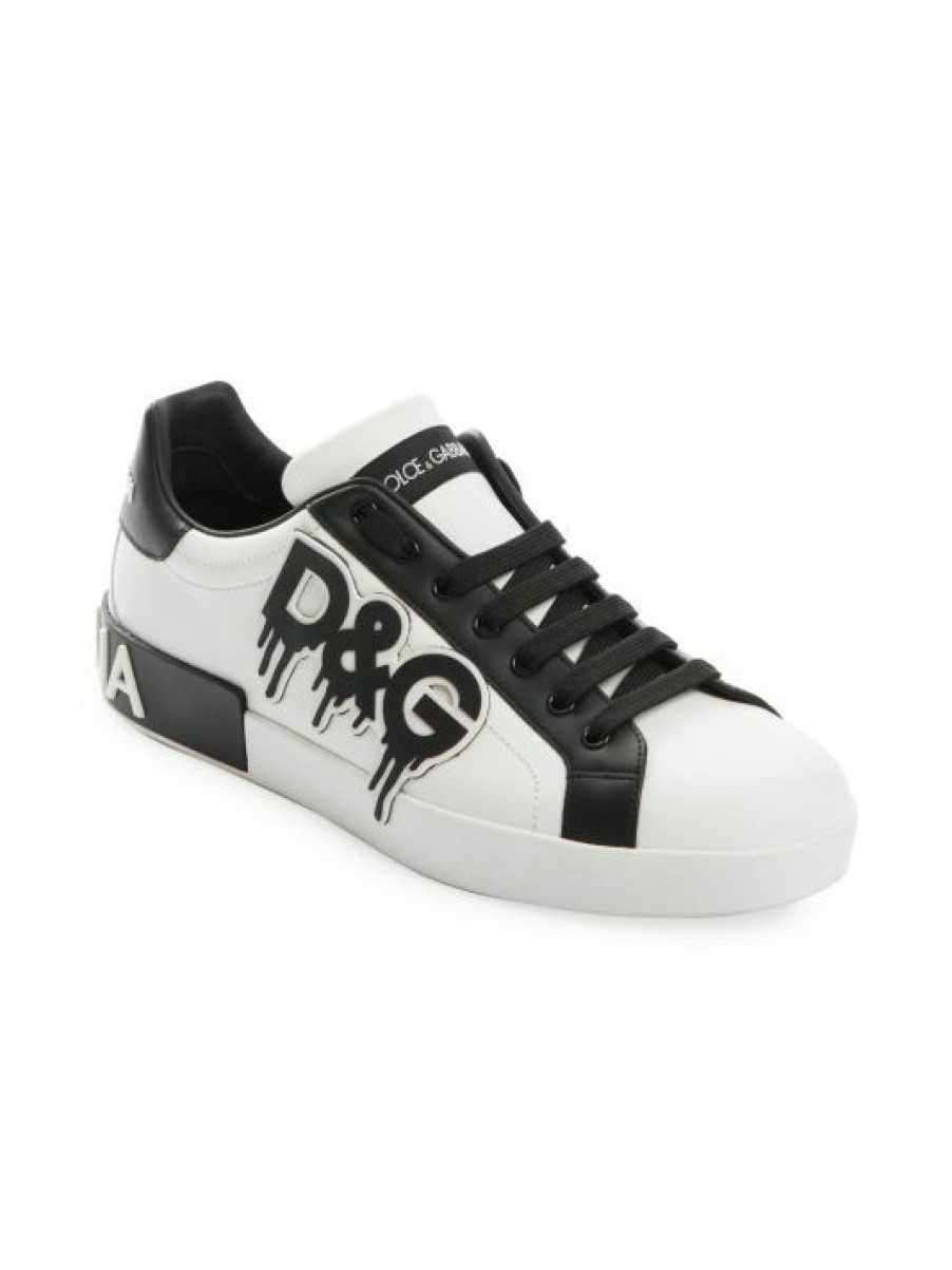 Men * | Dolce&Gabbana Logo Low Top Sneakers For Men