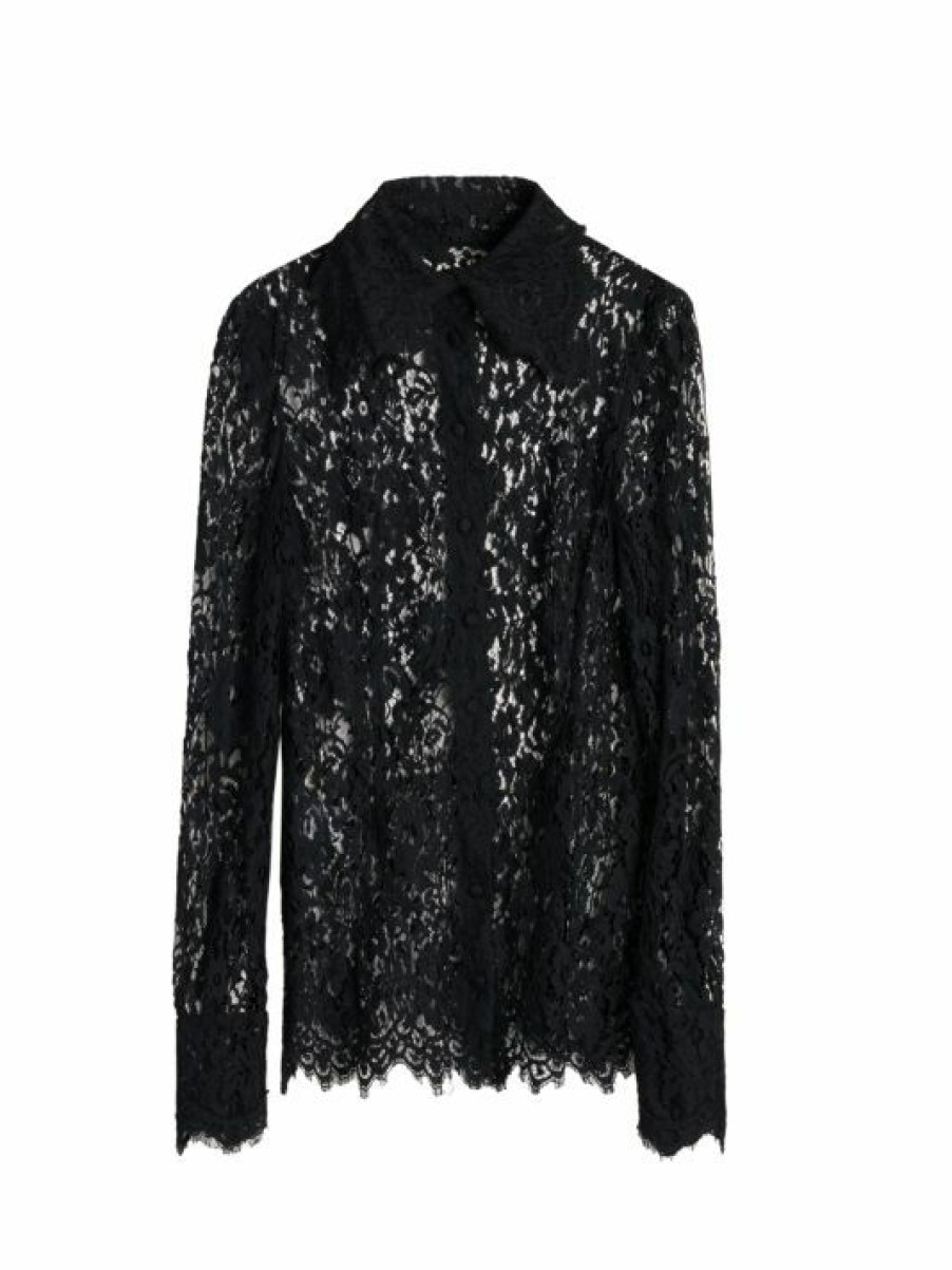 Women'S Clothing * | Dolce&Gabbana Open Lace Shirt