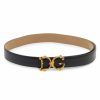 Accessories * | Dolce&Gabbana Baroque Logo Leather Belt