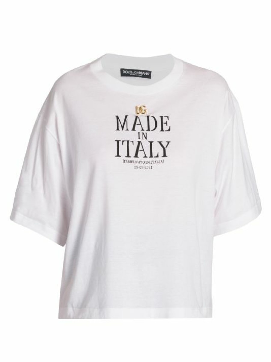 Men * | Dolce&Gabbana Made In Italy Oversized T-Shirt