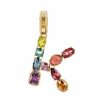 Jewelry * | Dolce&Gabbana Rainbow Alphabet 18K Yellow Gold & Multi Gemstone Initial K Charm