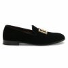 Men * | Dolce&Gabbana Leonardo Velvet Smoking Shoes For Men