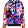 Men * | Dolce&Gabbana Stripe-Trim Bright Printed Hoodie For Men