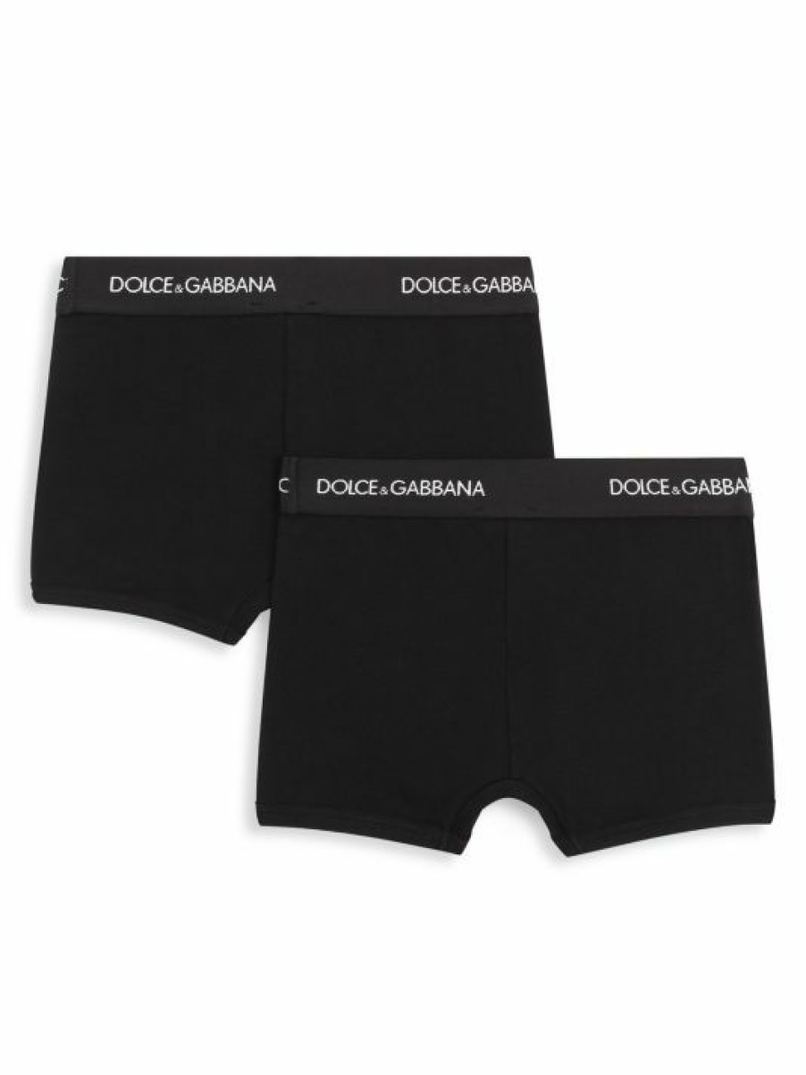 Kids * | Dolce&Gabbana Little Boy'S 2-Pack Boxers For Kids