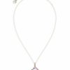 Jewelry * | Dolce&Gabbana Rainbow Alphabet 18K Gold & Gemstone Initial B Pendant Necklace