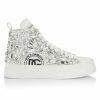 Men * | Dolce&Gabbana Portofino Crystal-Embellished Lace-Up Sneakers For Men