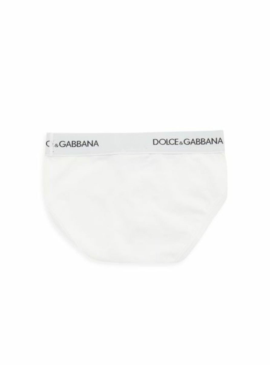 Kids * | Dolce&Gabbana Little Boy'S & Boy'S Logo-Waist Briefs For Kids