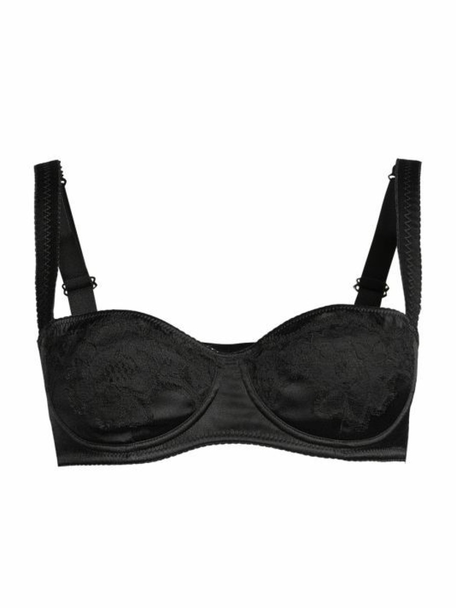 Women'S Clothing * | Dolce&Gabbana Silk & Lace Balconnette Bra