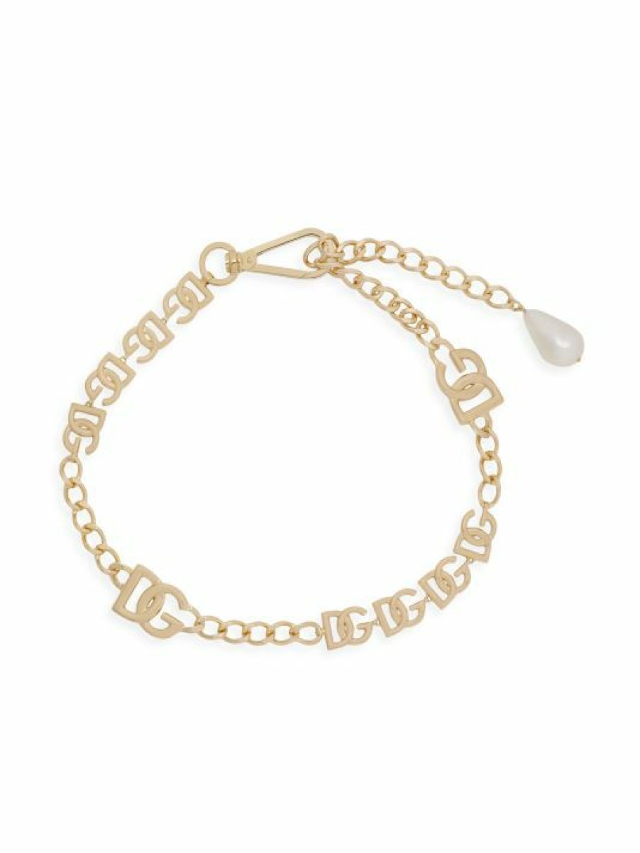 Accessories * | Dolce&Gabbana Dg Gold-Plated Chain Belt