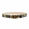 Kids * | Dolce&Gabbana Camo Logo Buckle Belt For Kids