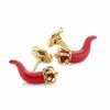 Jewelry * | Dolce&Gabbana Small Horn Amulet Crown Cufflinks