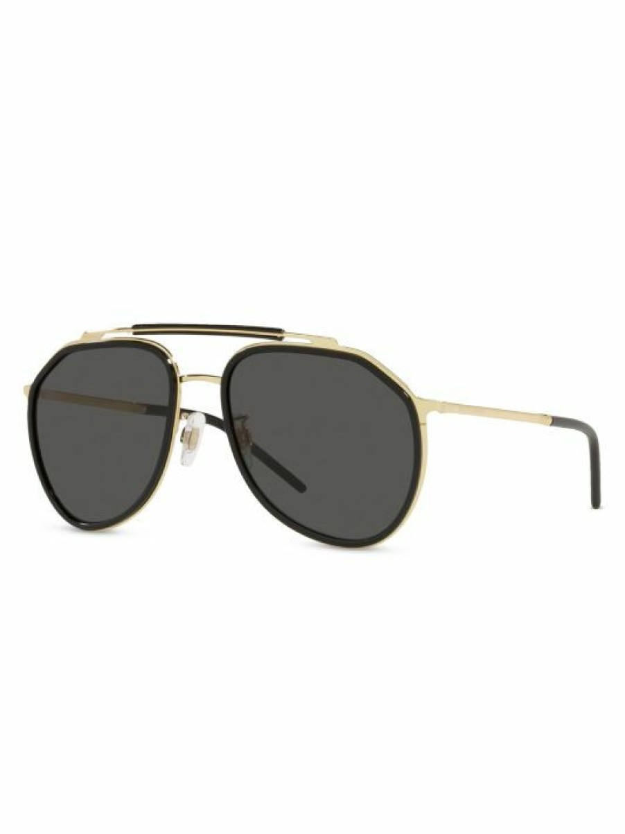 Accessories * | Dolce&Gabbana 57Mm Aviator Sunglasses For Men