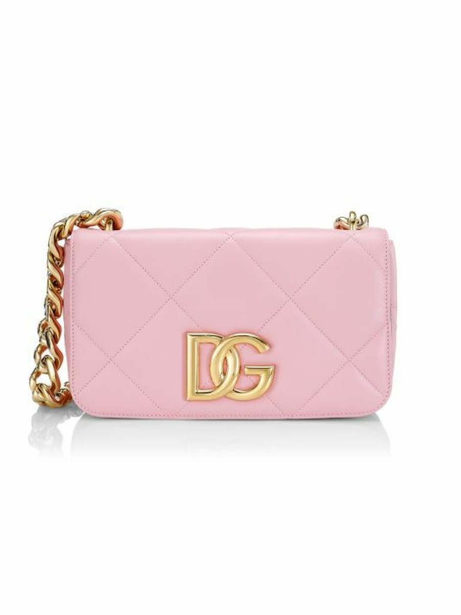 Handbags * | Dolce&Gabbana Quilted Leather Shoulder Bag